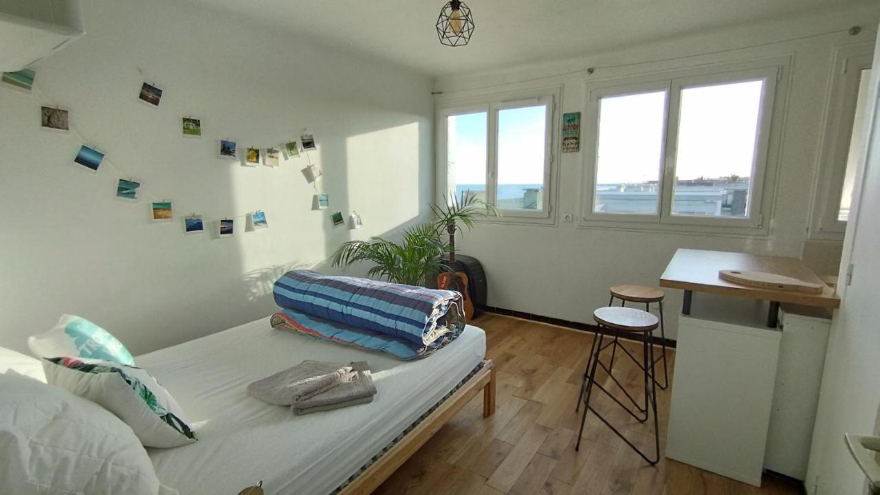 Cosy Studio En Etage Residence Front De Mer 帕拉瓦莱弗洛 外观 照片